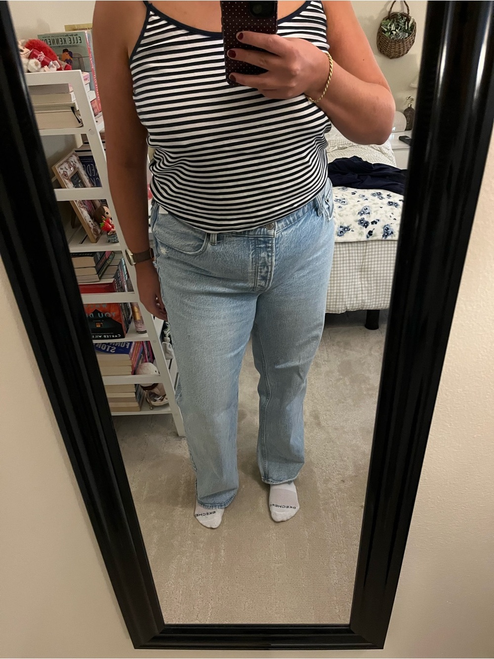 Abercrombie 90s Baggy Low Rise Light Wash Jeans